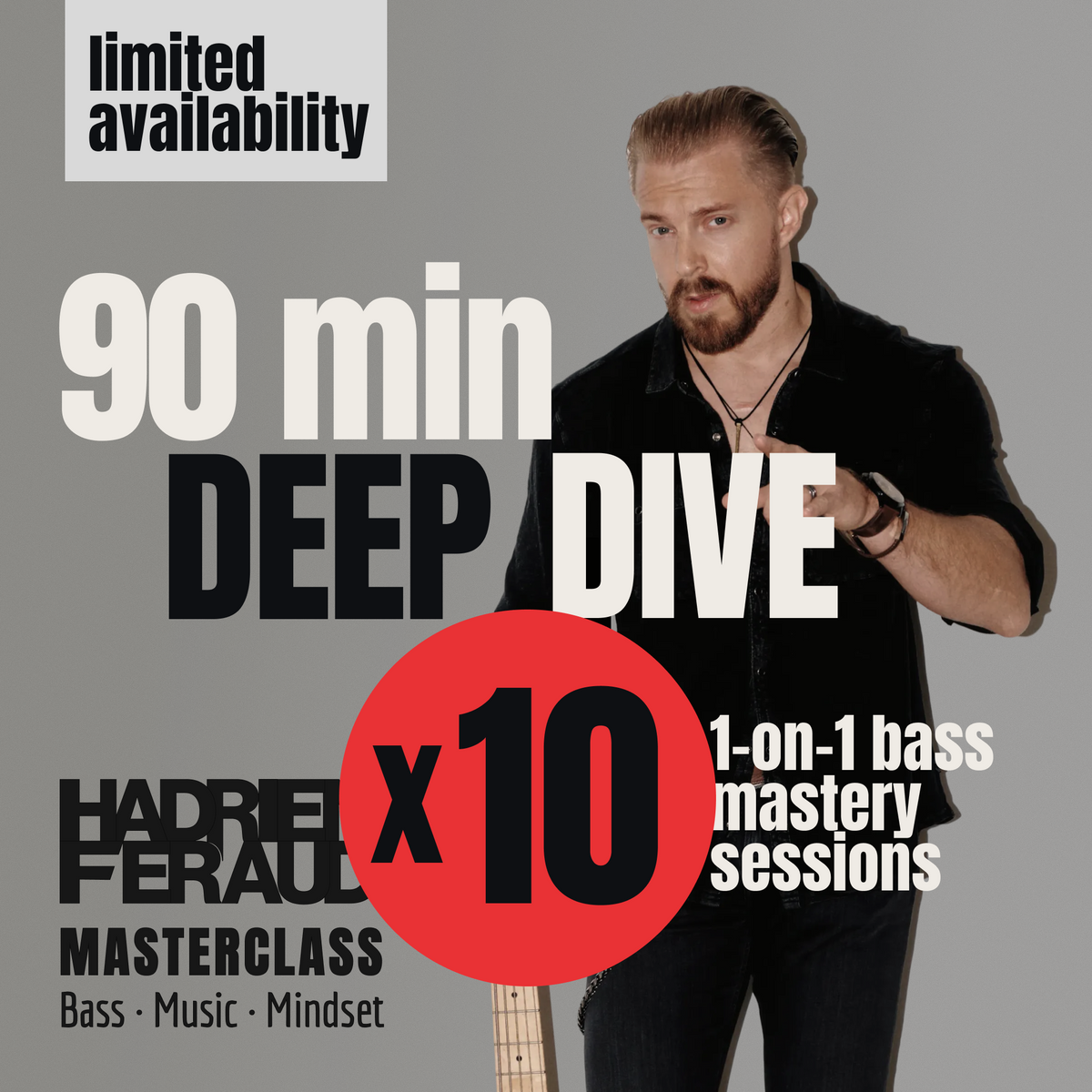 1-on-1 DEEP DIVE SESSIONS with Hadrien Feraud: 10-session pack (90 min each)